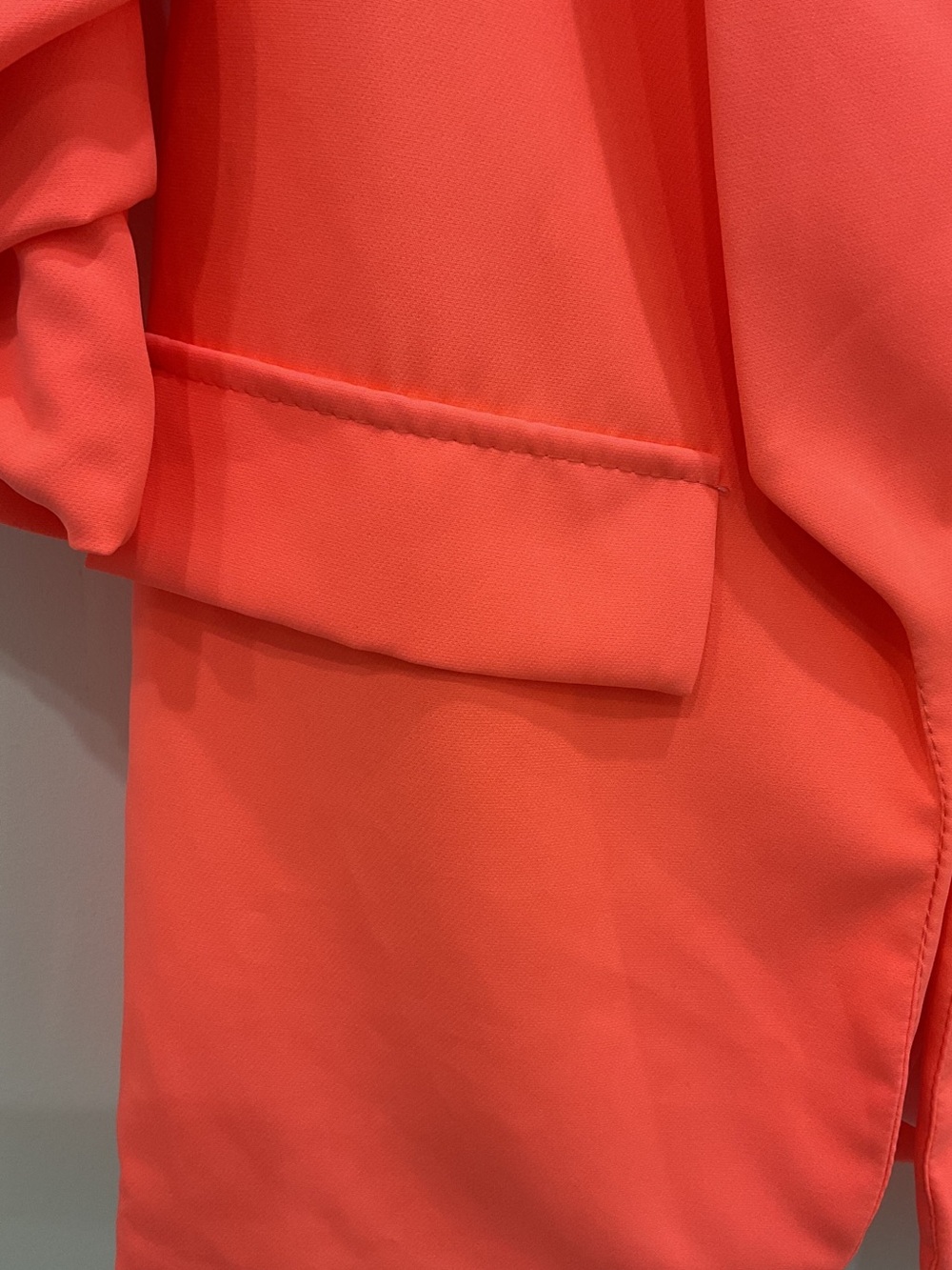 🔴Highland Park Neon Coral Open-Front Blazer🔴 - Picture 2 of 7